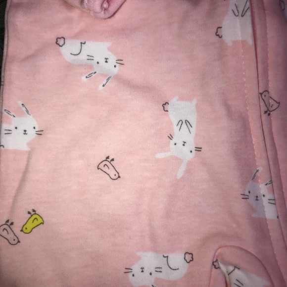 NWT TWINS 1st Easter sleeper bib cap carters 6-9 m - Picture 9 of 10